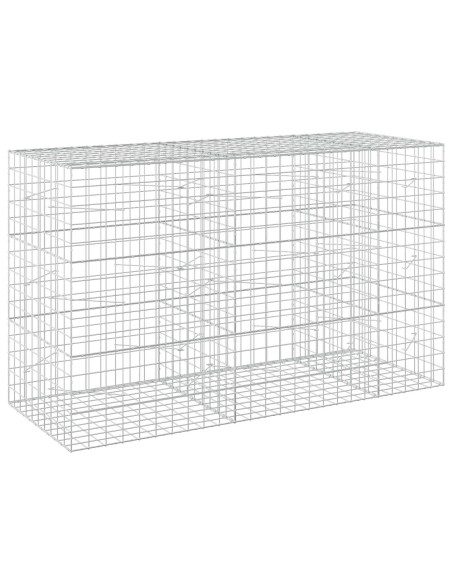 Gabione con Filo da 3,5 mm e Rete da 10x10 cm 250x100x150 cm