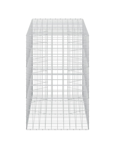 Gabione con Filo da 3,5 mm e Rete da 10x10 cm 250x100x150 cm