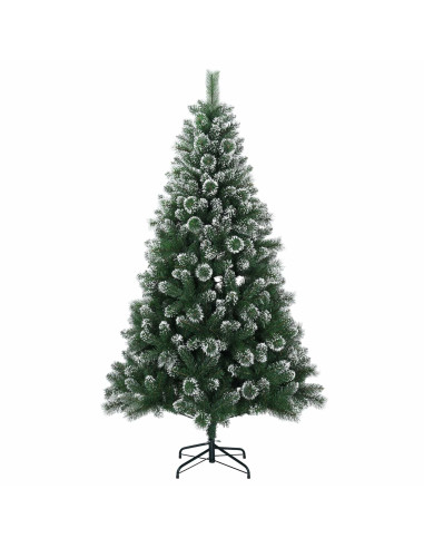 Albero di Natale artificiale 210 cm 300 LED Bianco caldo
