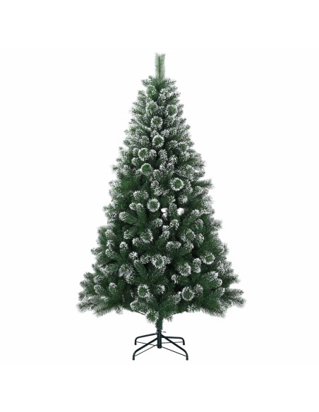 Albero di Natale artificiale 240 cm 300 LED Bianco caldo
