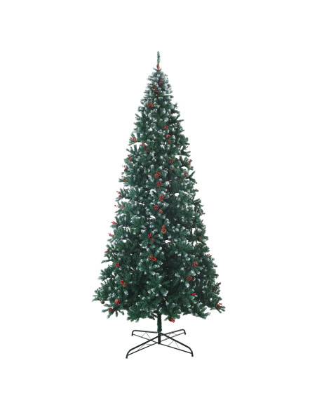 Albero di Natale artificiale 400 cm PVC e Acciaio