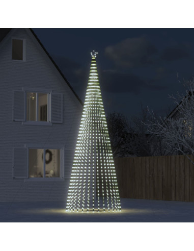 Albero di Natale a LED 1544 LED Bianco Freddo 500 cm