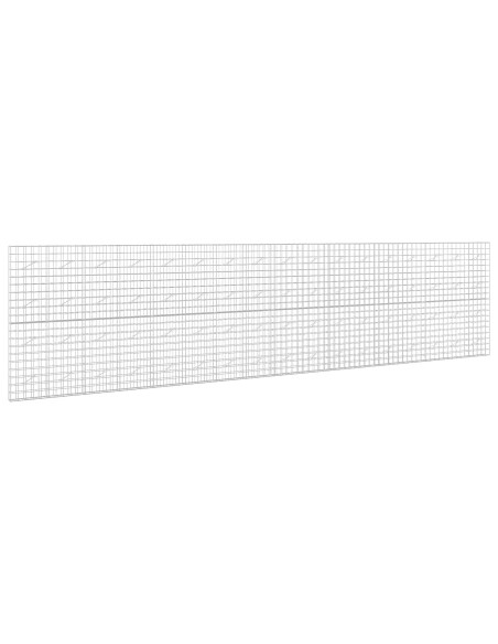 Gabione con filo da 5 mm e rete 10x10 cm 850x10x200 cm