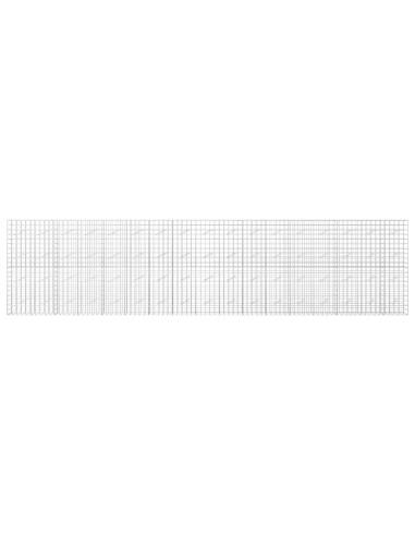 Gabione con filo da 5 mm e rete 10x10 cm 850x10x200 cm