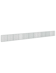 Gabione con Filo da 5 mm e Rete da 5x10 cm 1150x20x100 cm 2