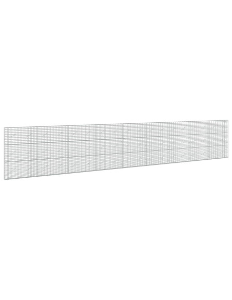 Gabione con Filo da 5 mm e Rete da 5x10 cm 900x10x150 cm