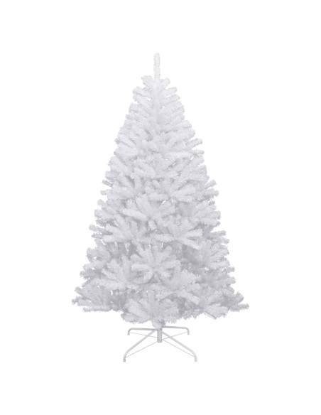 Albero Natale Artificiale Incernierato con Neve Fioccata 240 cm