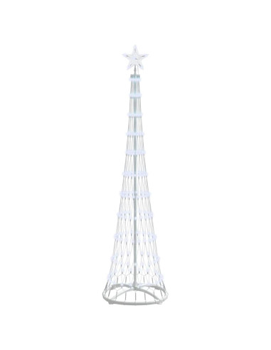 Albero di Natale LED Bianco freddo 51 x 51 x 190 cm Metallo