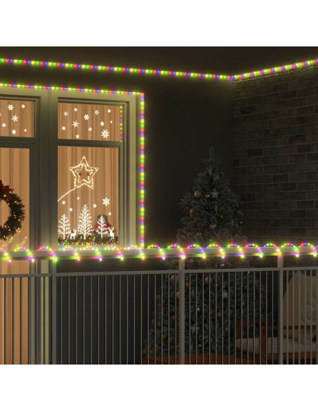 Luce a corda con 120 LED Multicolore 5 m PVC
