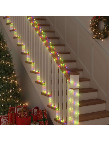 Luce a corda con 120 LED Multicolore 5 m PVC