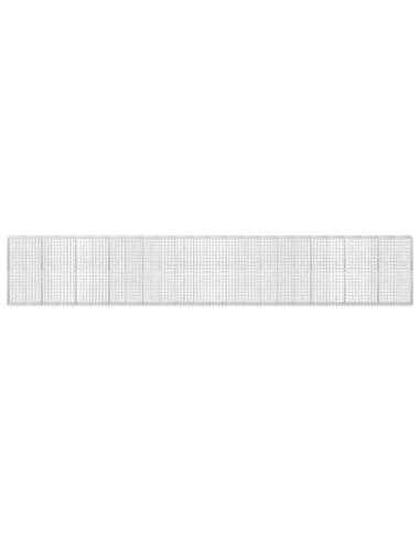 Gabione con Filo da 3,5 mm e Rete da 5x10 cm 1200x50x200 cm
