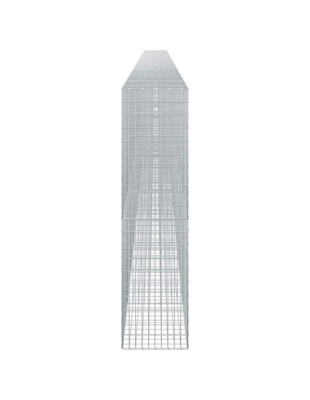 Gabione con Filo da 3,5 mm e Rete da 5x10 cm 1200x50x200 cm