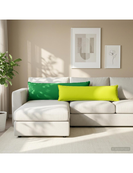 Cuscino con cuscino HOUTEN Verde 40 x 145 cm Poliestere
