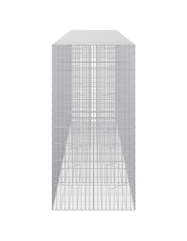 Gabione con Filo da 5 mm e Rete da 5x10 cm 500x100x200 cm