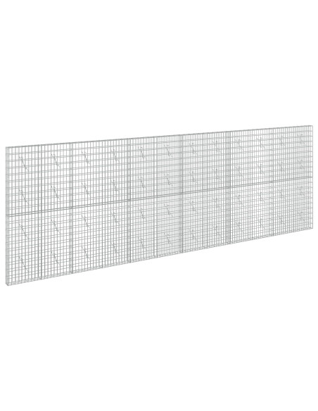 Gabione con Filo da 5 mm e Rete da 5x10 cm 600x10x200 cm