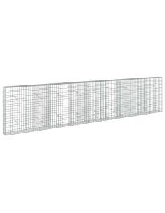 Gabione con Filo da 5 mm e Rete da 5x10 cm 450x20x100 cm 2