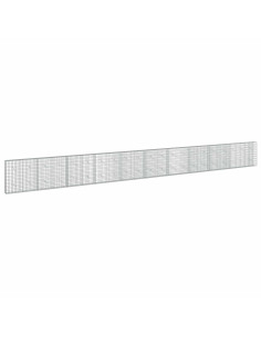 Gabione con Filo da 5 mm e Rete da 5x10 cm 1050x20x100 cm 2