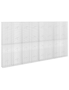 Gabion con Filo da 3,5 mm e Maglia da 5x5 cm 400x20x200 cm 2