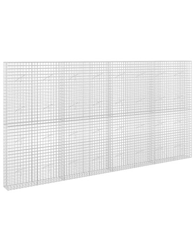 Gabion con Filo da 3,5 mm e Maglia da 5x5 cm 400x20x200 cm