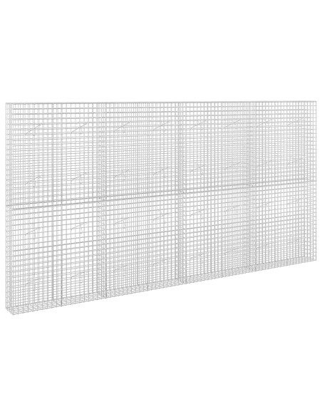 Gabion con Filo da 3,5 mm e Maglia da 5x5 cm 400x20x200 cm