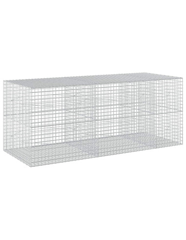 Gabion con Filo da 3,5 mm e Maglia da 5x5 cm 250x100x100 cm