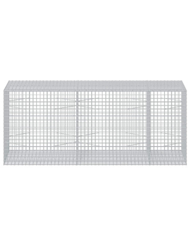 Gabion con Filo da 3,5 mm e Maglia da 5x5 cm 250x100x100 cm