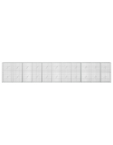 Gabion con Filo da 3,5 mm e Maglia da 5x5 cm 550x20x100 cm