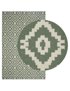 Tappeto da Area Naturale e Verde 160 x 230 cm PET