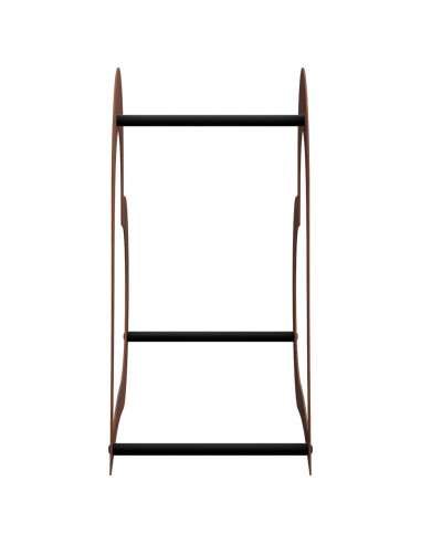 Portalegna 41 x 40 x 20 cm Acciaio Corten Ruggine