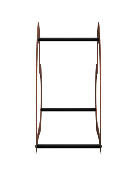 Portalegna 41 x 40 x 20 cm Acciaio Corten Ruggine