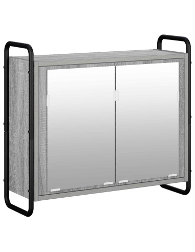Set di Armadi da Bagno 4 pz Sonoma grigio 40 x 36 x 181 cm