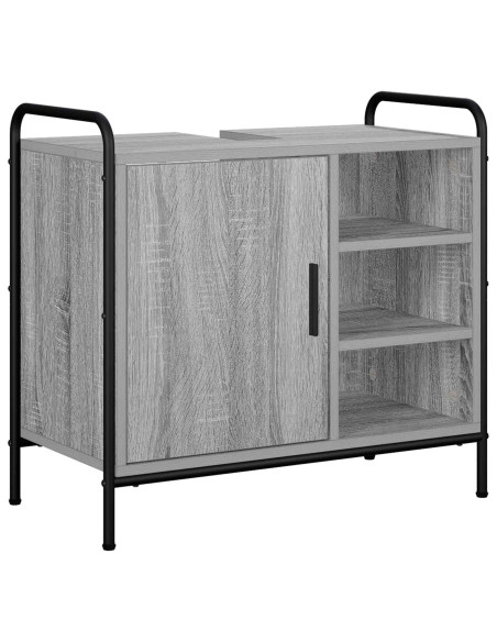 Set di Armadi da Bagno 3 pz Sonoma grigio 40 x 36 x 181 cm