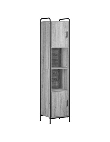 Set di Armadi da Bagno 3 pz Sonoma grigio 40 x 36 x 181 cm