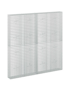 Gabione con filo da 3,5 mm e rete da 5x2,5 cm 200x20x200 cm 2