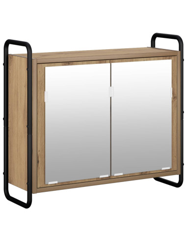 Set di Armadi da Bagno 3 pz Rovere Artigianale