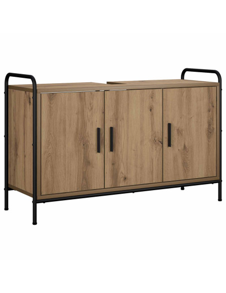 Set di Armadi da Bagno 3 pz Rovere Artigianale