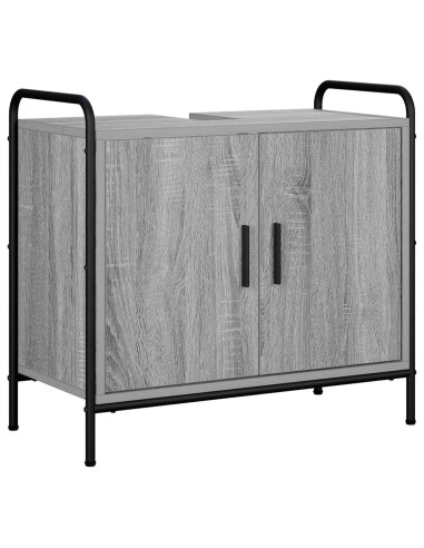 Set di Armadi da Bagno 3 pz Sonoma grigio 40 x 36 x 99,5 cm