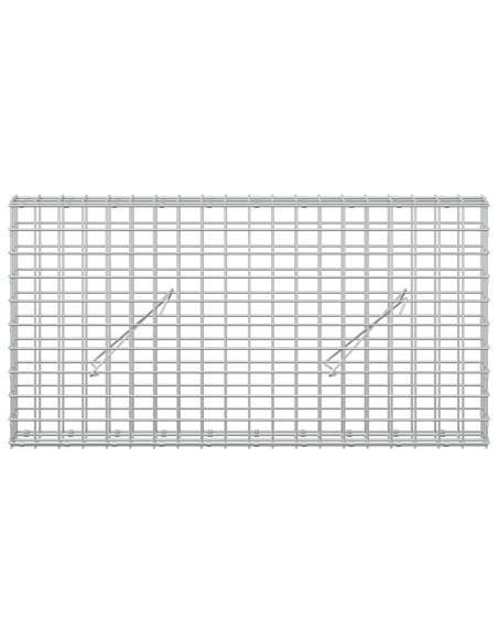 Gabion con Filo da 3,5 mm e Maglia da 5x5 cm 100x10x50 cm