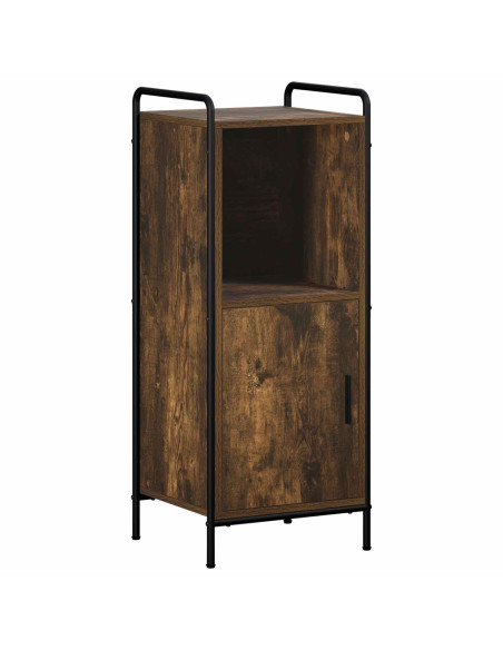 Set di Armadi da Bagno 3 pz Rovere Fumo 40 x 36 x 99,5 cm