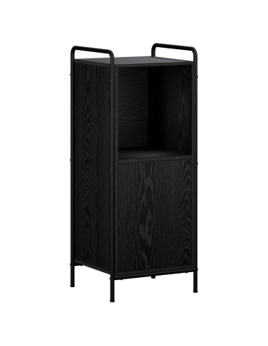Set di Armadi da Bagno 3 pz Rovere Nero 40 x 36 x 99,5 cm