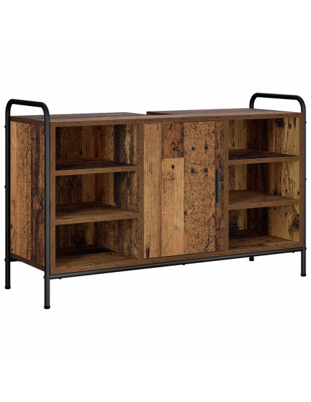 Set di Armadi da Bagno 3 pz Legno antico 40 x 36 x 99,5 cm
