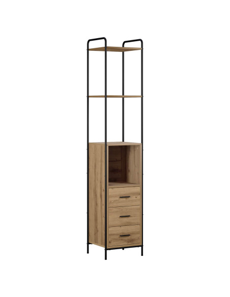 Set di Armadi da Bagno 4 pz Rovere Artigianale