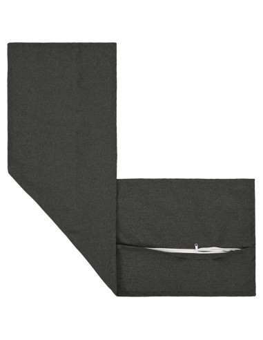 Cuscino con cuscino HOUTEN Grigio Scuro 40 x 145 cm Lino