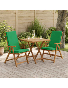 Cuscino per sedia a schienale alto GEMERT 2 pz 100% Poliestere