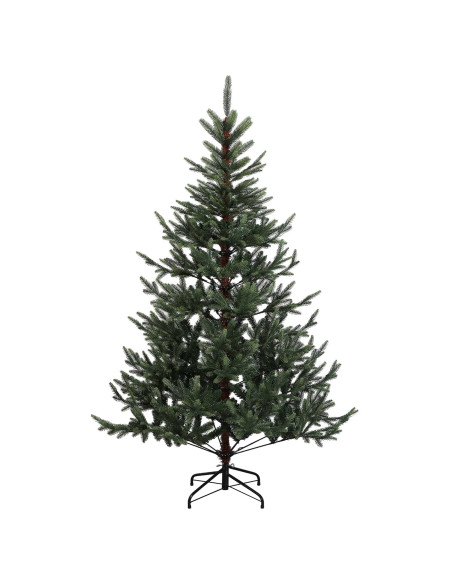 Albero di Natale artificiale con palline 150 cm 150 LED