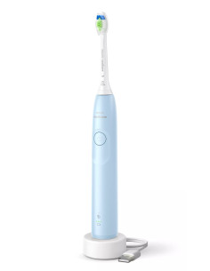 SPAZZOLINO DA DENTI ELETTRICO CON PHILIPS HX7108/01 SONICARE CELESTE
