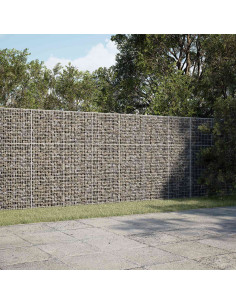 Gabione con filo da 3,5 mm e rete da 5x2,5 cm 250x100x150 cm