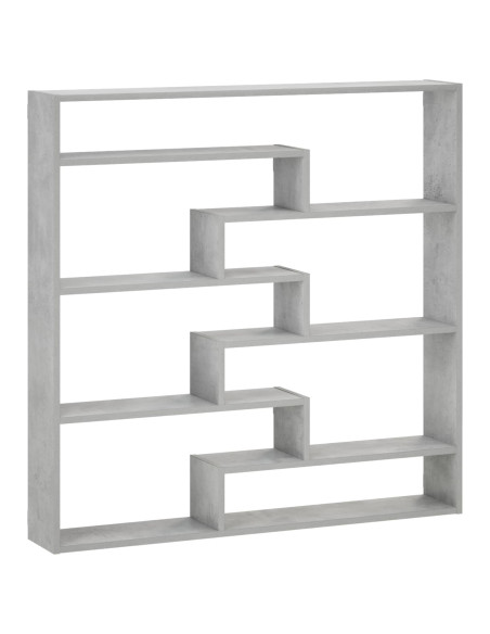 Scaffale da parete Grigio Cemento 103 x 17 x 102 cm