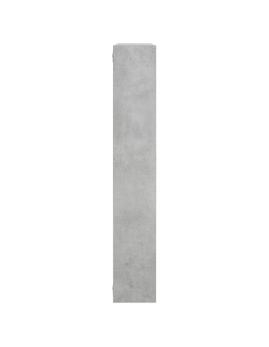 Scaffale da parete Grigio Cemento 103 x 17 x 102 cm