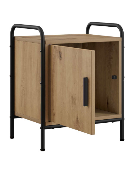 Armadio da Notte 2 pz Rovere Artigianale 40 x 30 x 50 cm